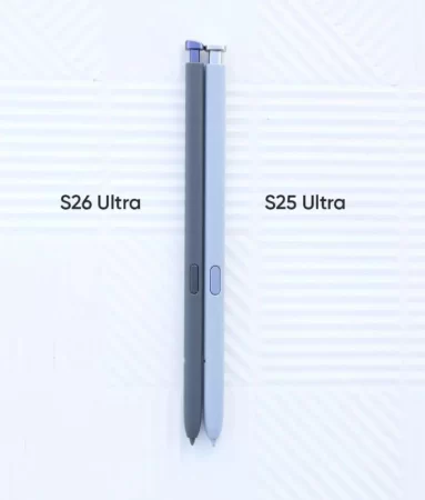 La samsung galaxy s26 ultra s-penul din dotare ramane fara bluetooth, la fel cum ne-am obisnuit din 2025, forma fiind usor diferita.